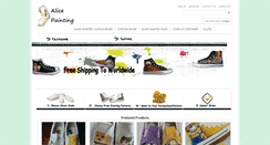 Desktop Screenshot of alicepainting.com